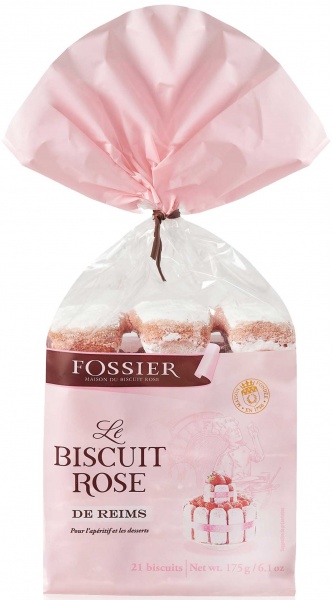 Rosa Süssgebäck aus Reims 175g Tüte